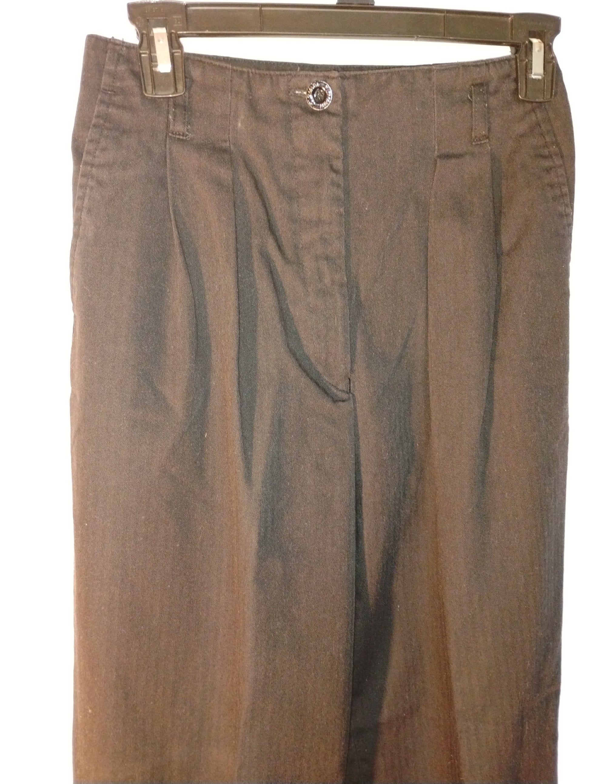 Forindi Black Pleated Trousers