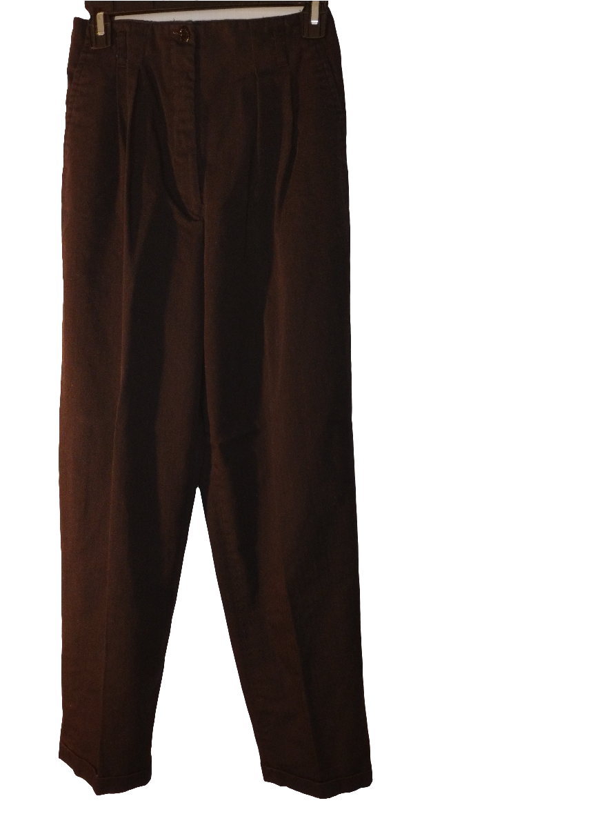 Forindi Black Pleated Trousers