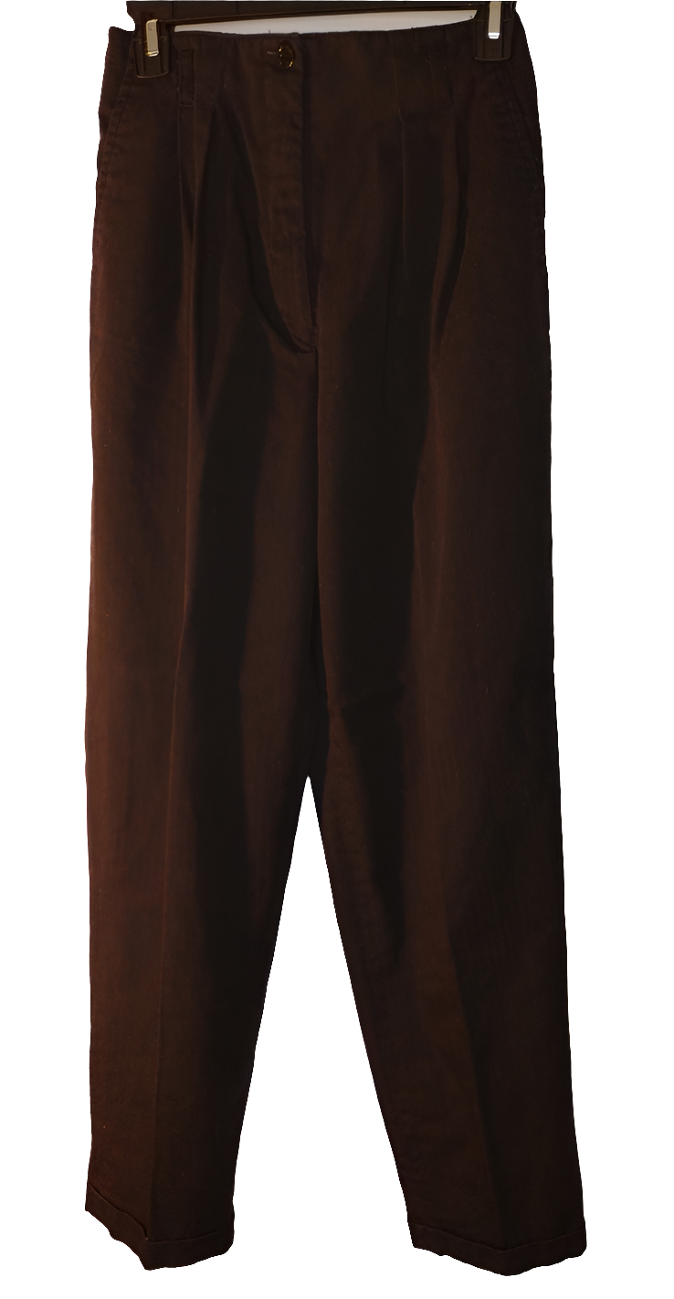 Forindi Black Pleated Trousers