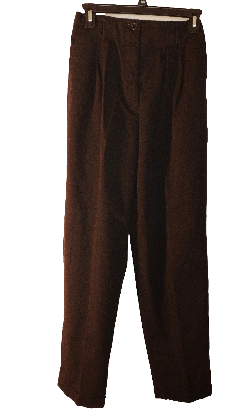 Forindi Black Pleated Trousers